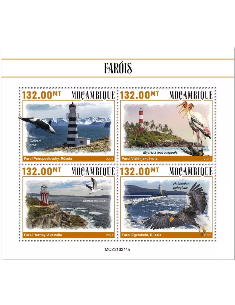 n° 9175/9178  - Timbre MOZAMBIQUE Poste