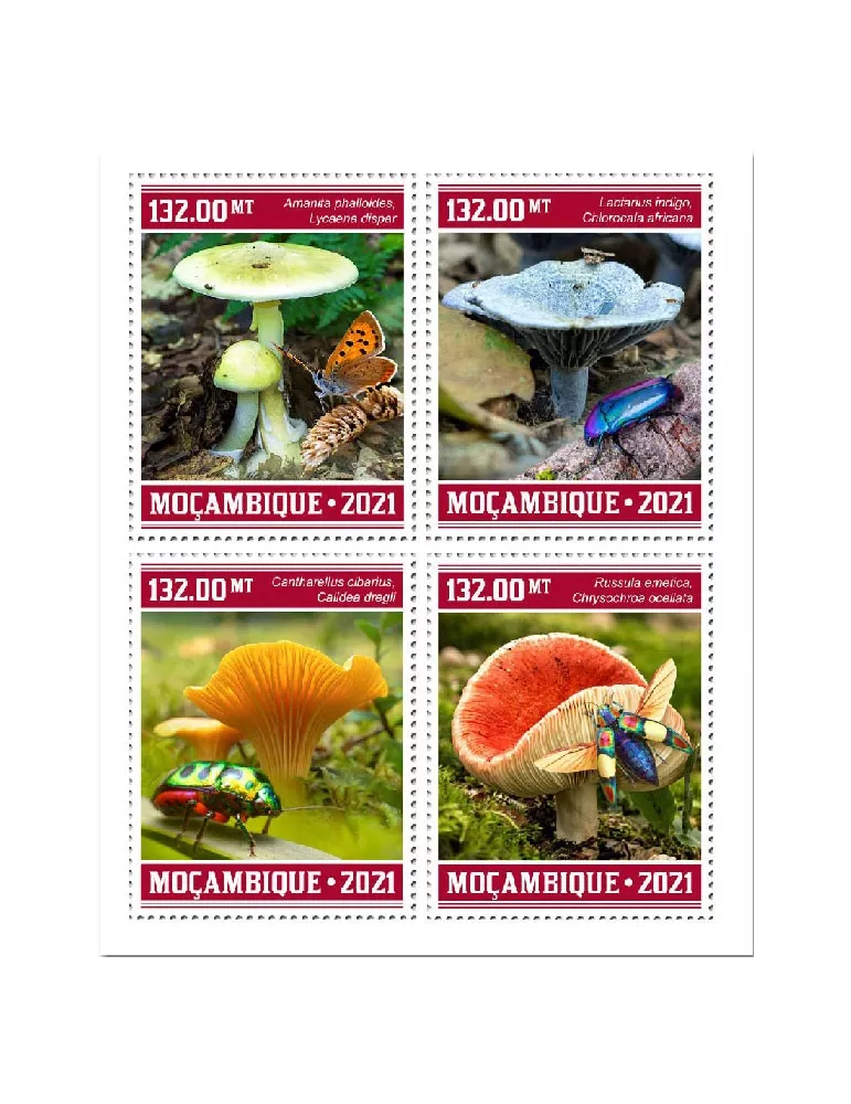 n° 9238/9241  - Timbre MOZAMBIQUE Poste