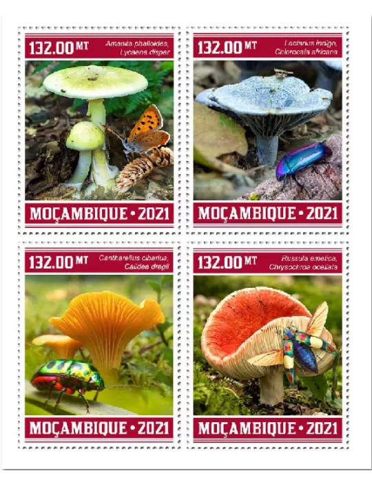 n° 9238/9241  - Timbre MOZAMBIQUE Poste