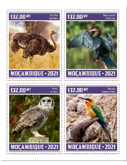 n° 9254/9257  - Timbre MOZAMBIQUE Poste