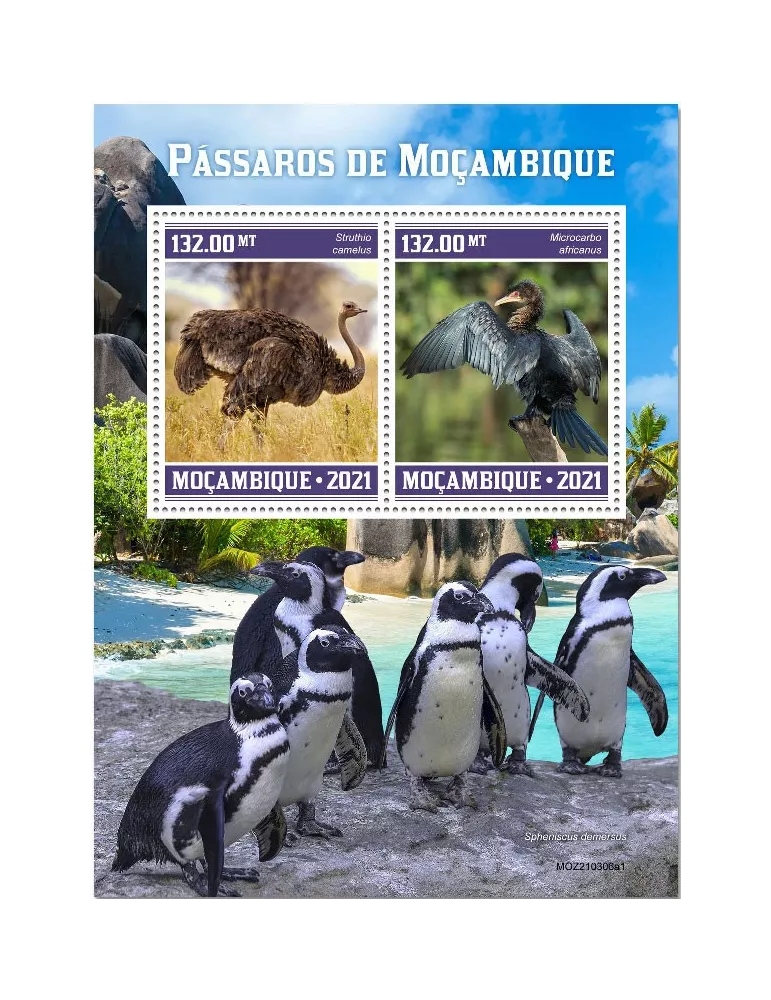 n° 9258/9259  - Timbre MOZAMBIQUE Poste