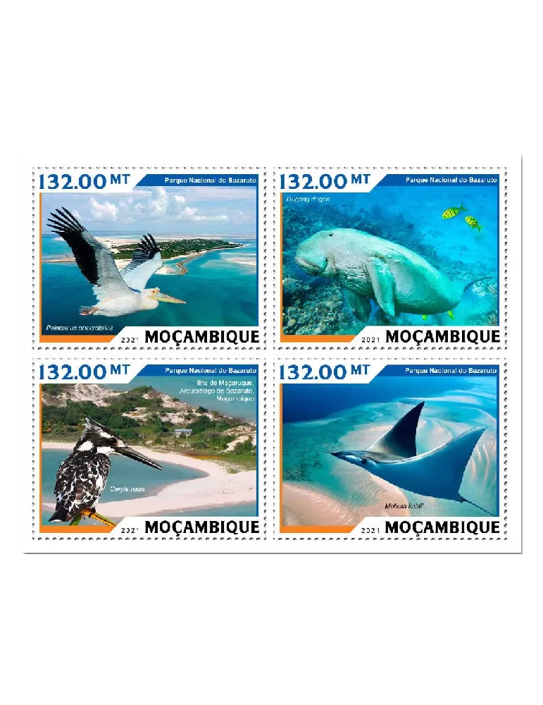 n° 9278/9281  - Timbre MOZAMBIQUE Poste