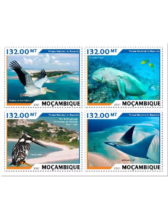 n° 9278/9281  - Timbre MOZAMBIQUE Poste