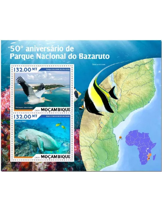 n° 9282/9283  - Timbre MOZAMBIQUE Poste
