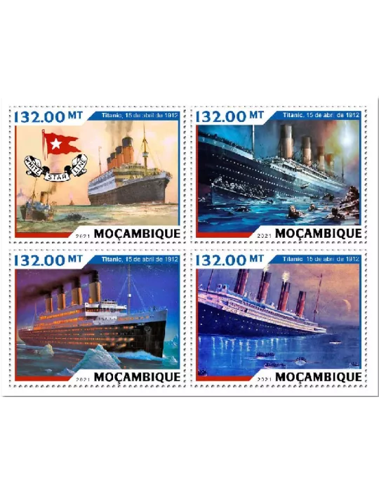 n° 9318/9321  - Timbre MOZAMBIQUE Poste
