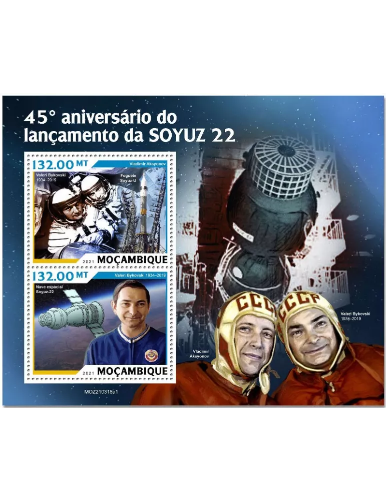 n° 9354/9355  - Timbre MOZAMBIQUE Poste