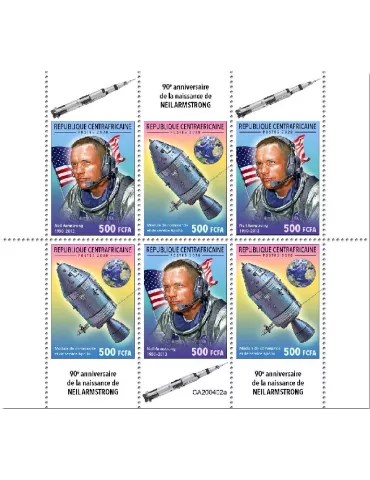 n° 6931/6936  - Timbre CENTRAFRIQUE Poste