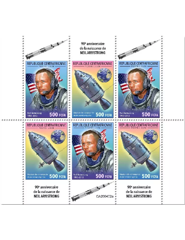 n° 6931/6936  - Timbre CENTRAFRIQUE Poste