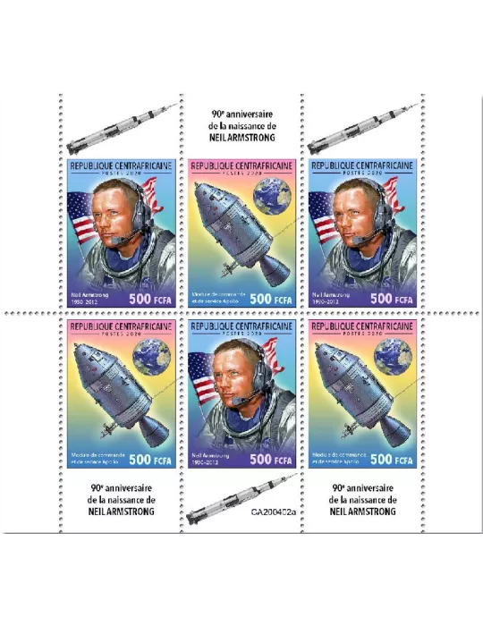 n° 6931/6936  - Timbre CENTRAFRIQUE Poste