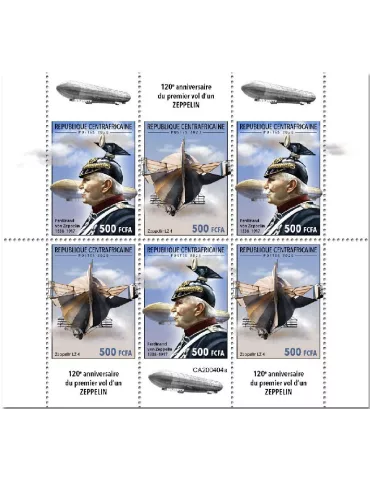 n° 6939/6944  - Timbre CENTRAFRIQUE Poste