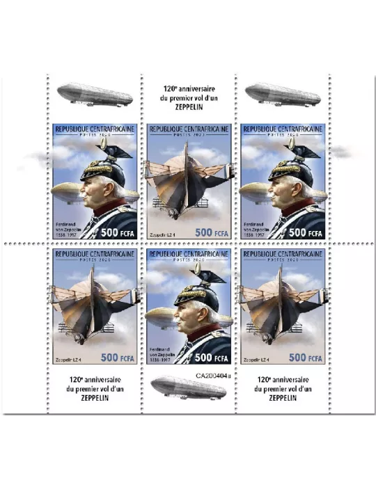 n° 6939/6944  - Timbre CENTRAFRIQUE Poste