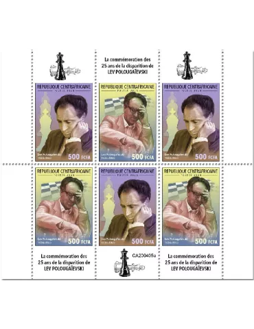 n° 6943/6948  - Timbre CENTRAFRIQUE Poste