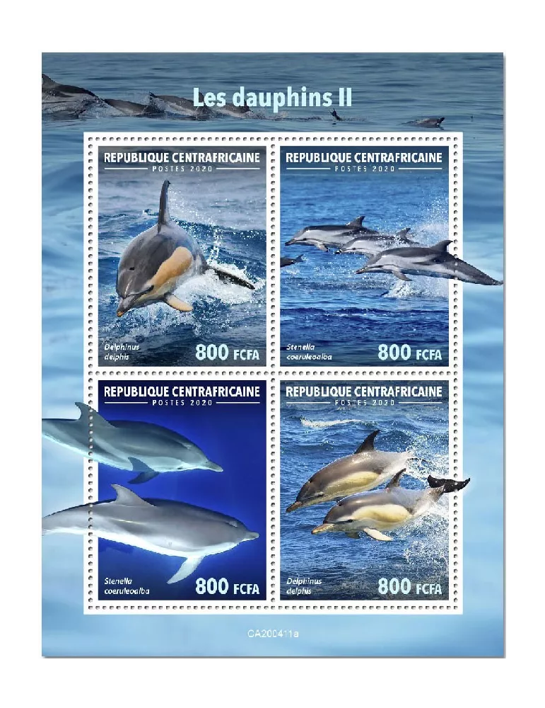 n° 6967/6970  - Timbre CENTRAFRIQUE Poste