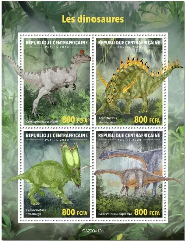 n° 6971/6974  - Timbre CENTRAFRIQUE Poste