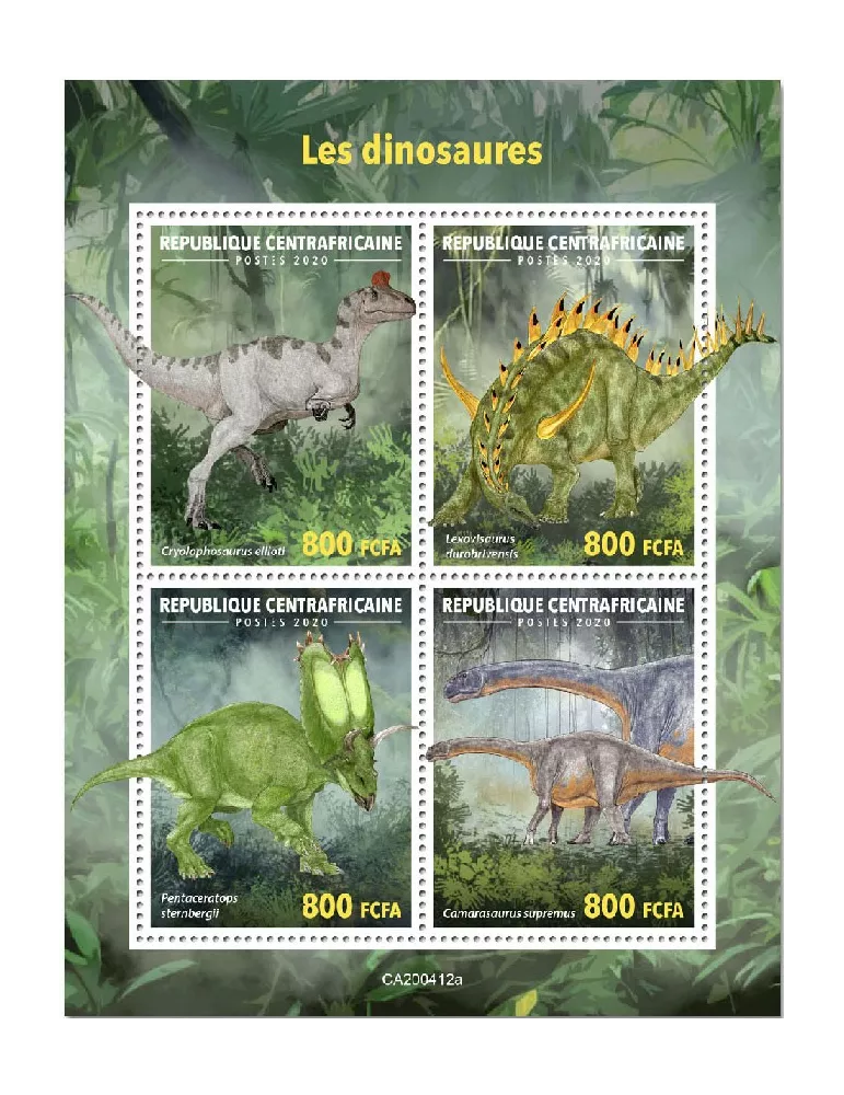 n° 6971/6974  - Timbre CENTRAFRIQUE Poste
