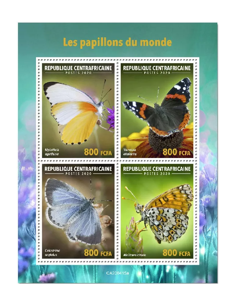n° 6983/6986  - Timbre CENTRAFRIQUE Poste