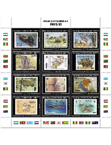 n° 6987/6998  - Timbre CENTRAFRIQUE Poste