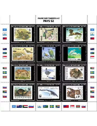 n° 6999/7010  - Timbre CENTRAFRIQUE Poste