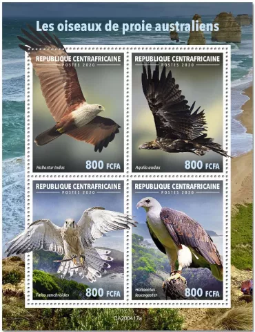 n° 7011/7014  - Timbre CENTRAFRIQUE Poste