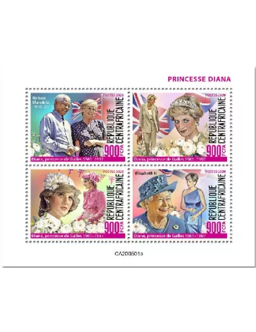 n° 7044/7047  - Timbre CENTRAFRIQUE Poste