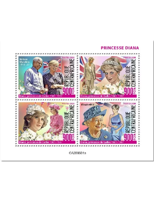 n° 7044/7047  - Timbre CENTRAFRIQUE Poste