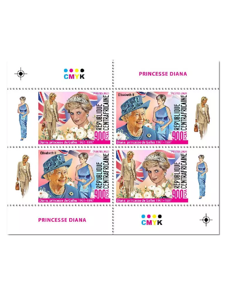 n° 7048/7055  - Timbre CENTRAFRIQUE Poste