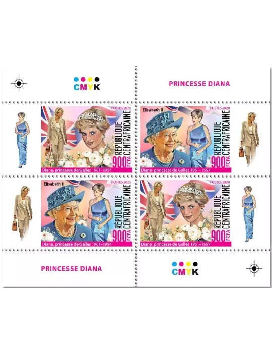 n° 7048/7055  - Timbre CENTRAFRIQUE Poste