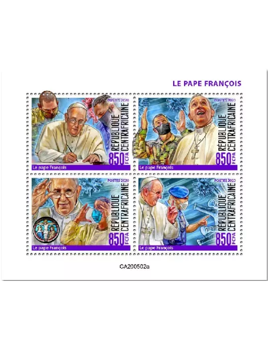 n° 7056/7059  - Timbre CENTRAFRIQUE Poste
