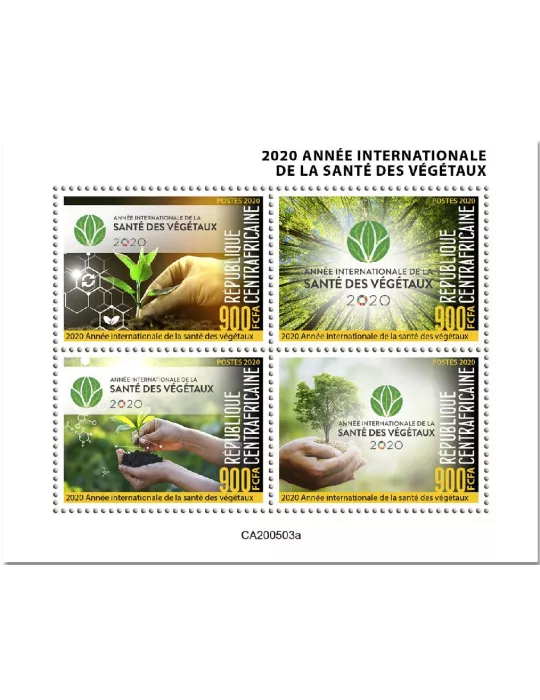 n° 7068/7071  - Timbre CENTRAFRIQUE Poste