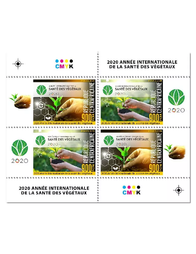 n° 7072/7079  - Timbre CENTRAFRIQUE Poste