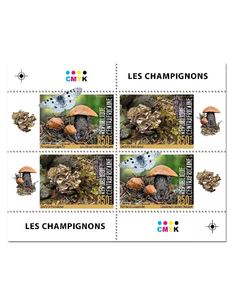 n° 7084/7091  - Timbre CENTRAFRIQUE Poste