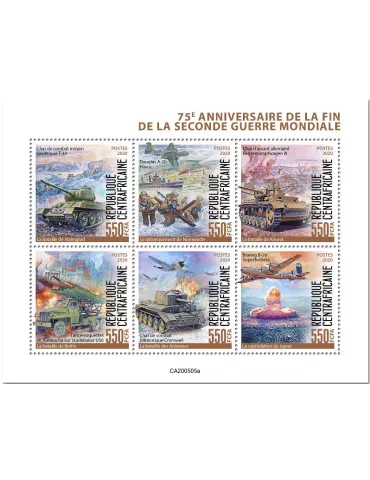 n° 7092/7097  - Timbre CENTRAFRIQUE Poste
