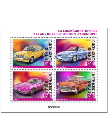 n° 7098/7101  - Timbre CENTRAFRIQUE Poste