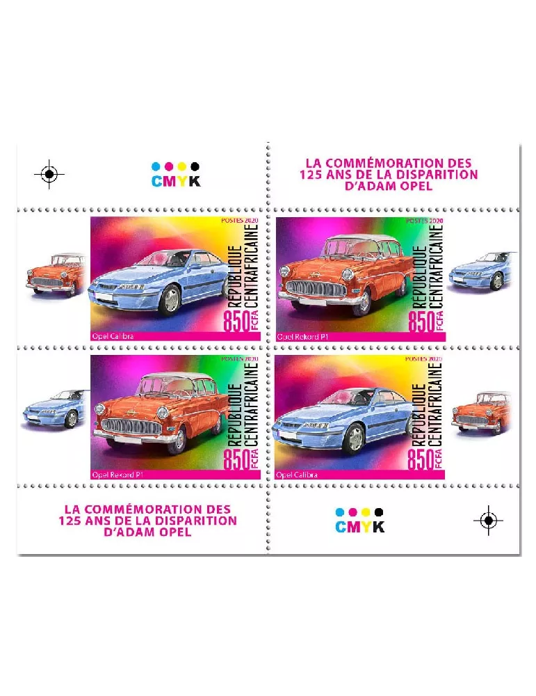 n° 7102/7109  - Timbre CENTRAFRIQUE Poste