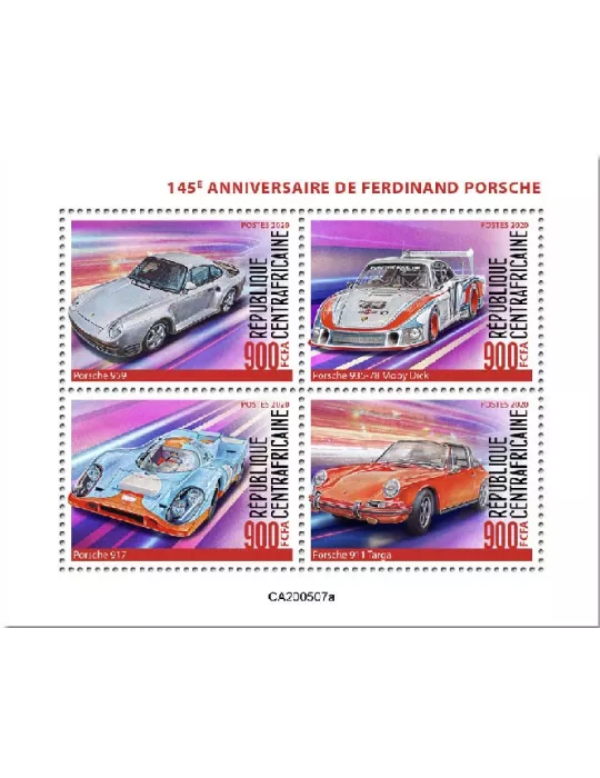 n° 7110/7113  - Timbre CENTRAFRIQUE Poste