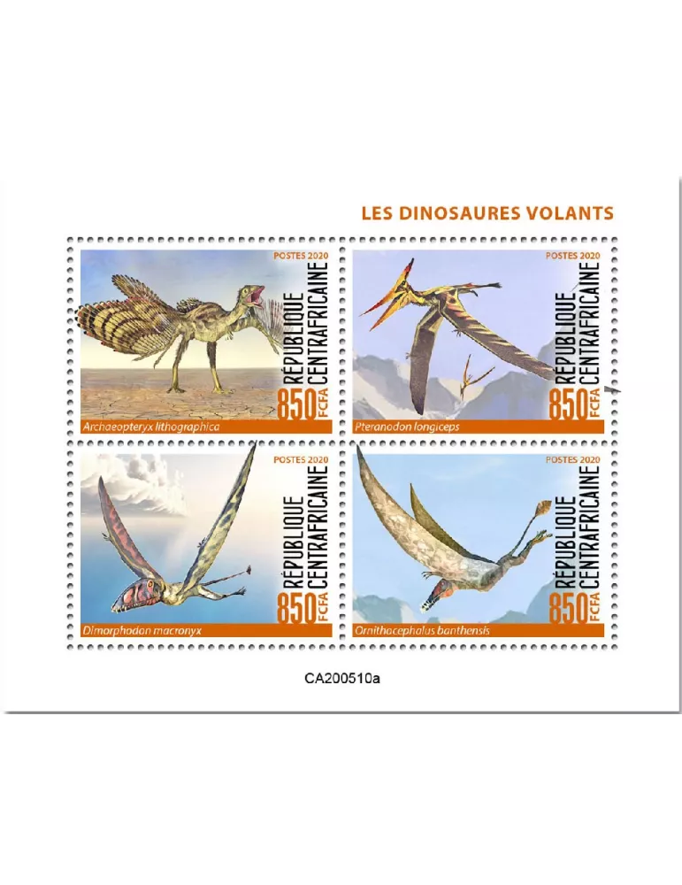 n° 7146/7149  - Timbre CENTRAFRIQUE Poste