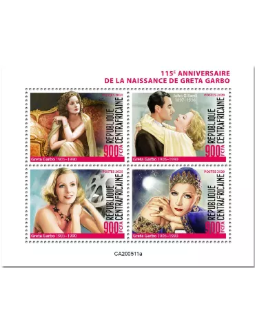 n° 7158/7161  - Timbre CENTRAFRIQUE Poste
