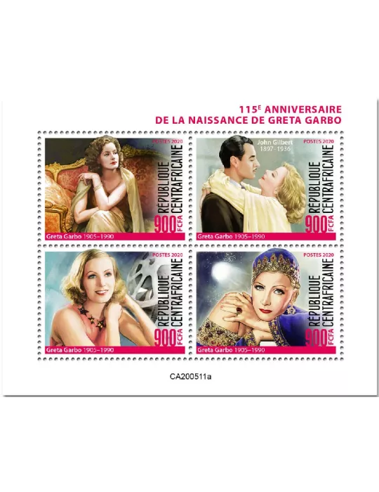 n° 7158/7161  - Timbre CENTRAFRIQUE Poste