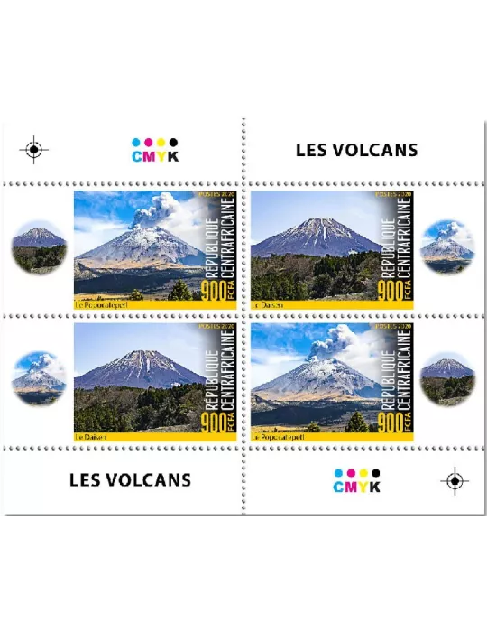 n° 7186/7193  - Timbre CENTRAFRIQUE Poste