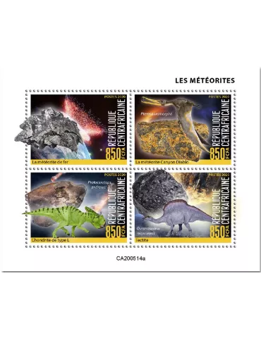 n° 7194/7197  - Timbre CENTRAFRIQUE Poste