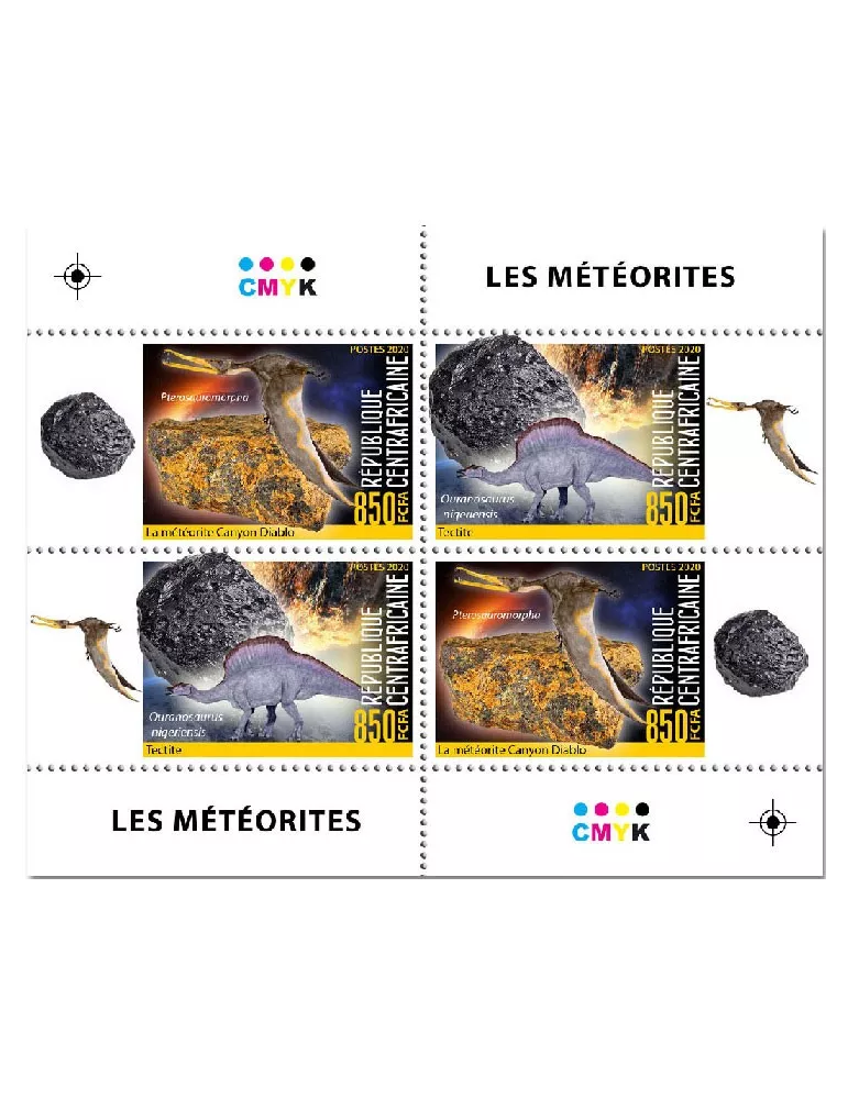 n° 7198/7205  - Timbre CENTRAFRIQUE Poste