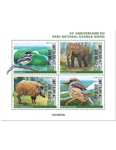 n° 7218  - Timbre CENTRAFRIQUE Poste