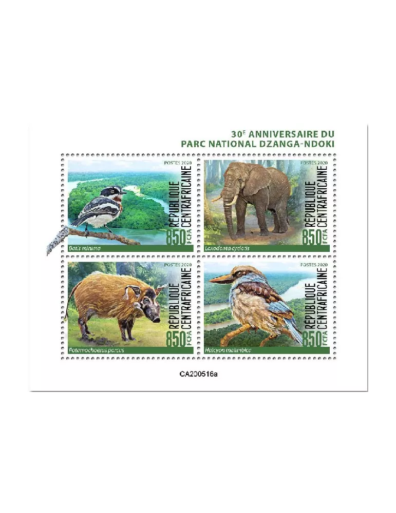 n° 7218  - Timbre CENTRAFRIQUE Poste
