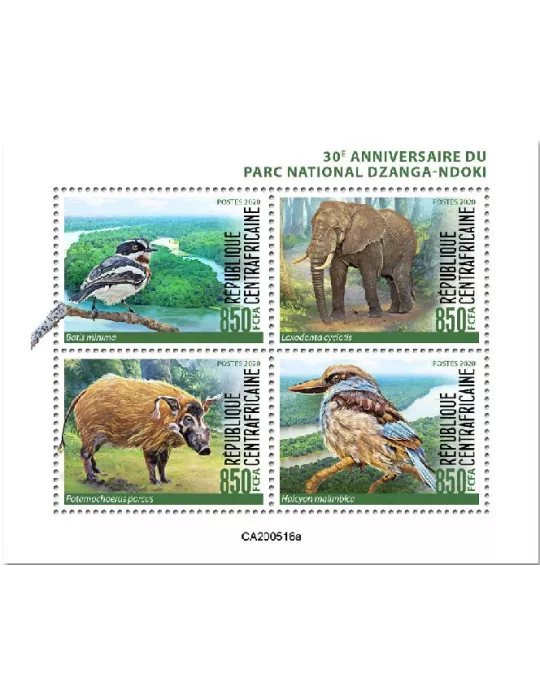 n° 7218  - Timbre CENTRAFRIQUE Poste