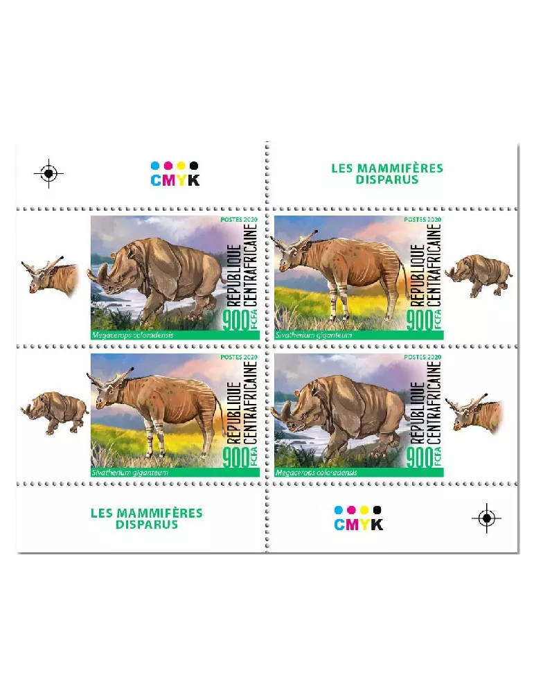n° 7234/7241  - Timbre CENTRAFRIQUE Poste