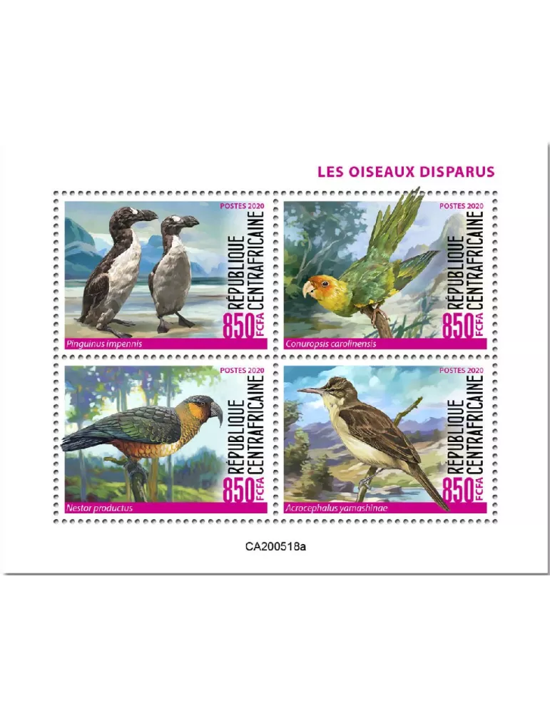 n° 7242/7245  - Timbre CENTRAFRIQUE Poste