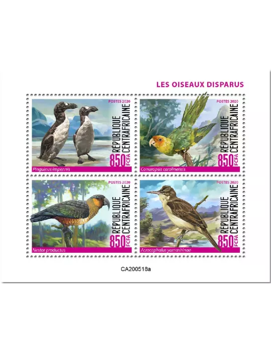 n° 7242/7245  - Timbre CENTRAFRIQUE Poste