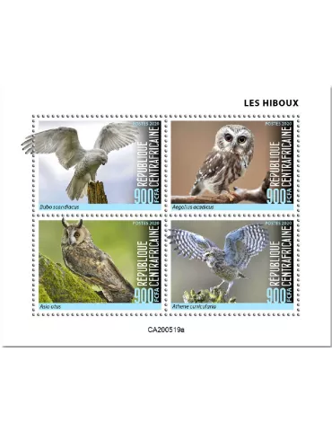 n° 7254/7257  - Timbre CENTRAFRIQUE Poste