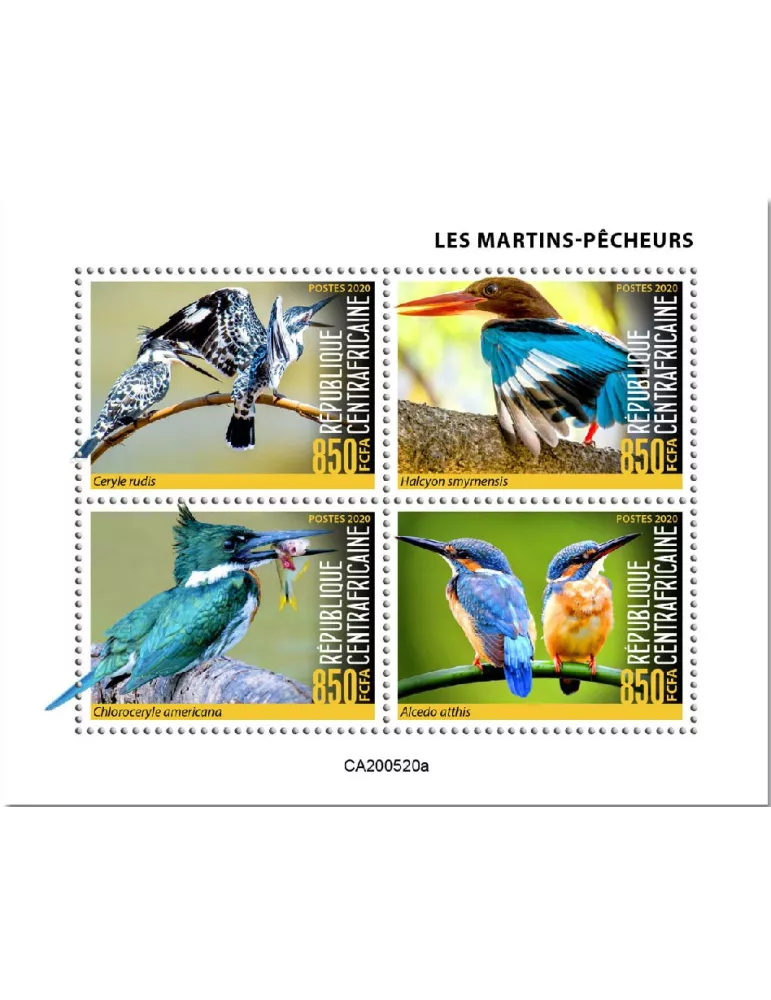 n° 7266/7269  - Timbre CENTRAFRIQUE Poste