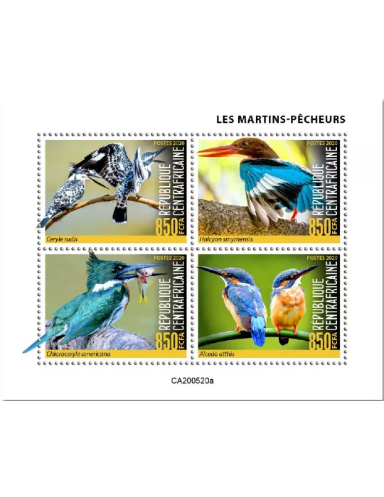 n° 7266/7269  - Timbre CENTRAFRIQUE Poste